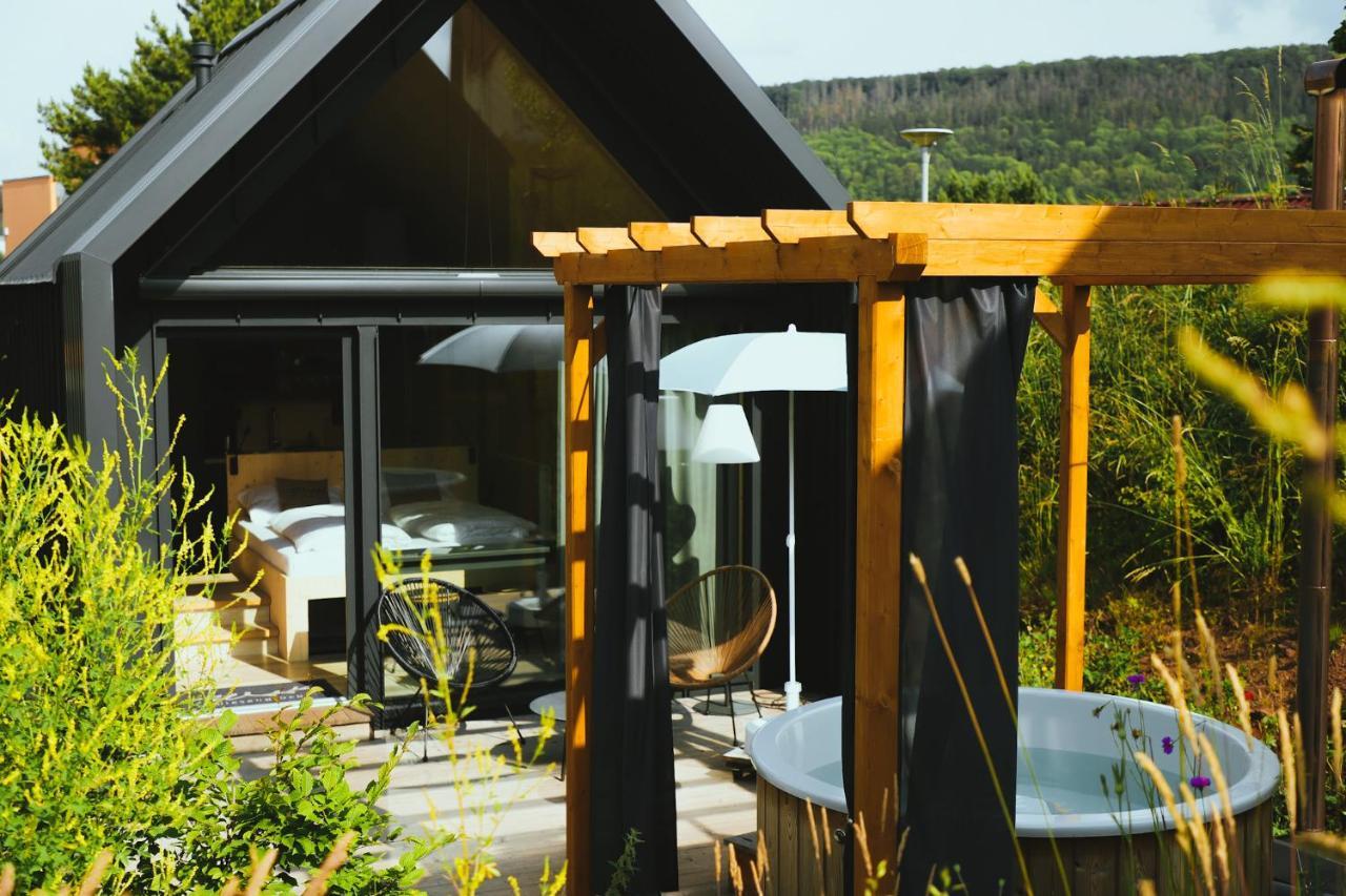 Wiesenglueck Tiny House Hotel Гайльбад-Гайлігенштадт Екстер'єр фото